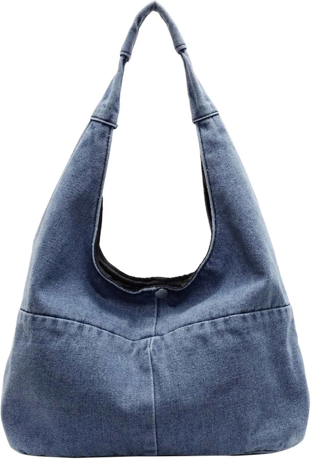 Vintage Grunge Tote Bag Y2K Canvas Bag for Women Men, Denim Crossbody Hobo Shoulder Bag Retro Unisex Bag