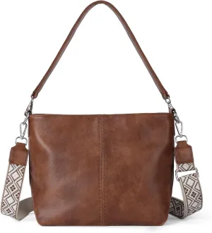 VONAL Hobo Crossbody Bags for Women, Vegan Leather Purses Shoulder Handbags for women PU leather Tote Bags Everyday Purse