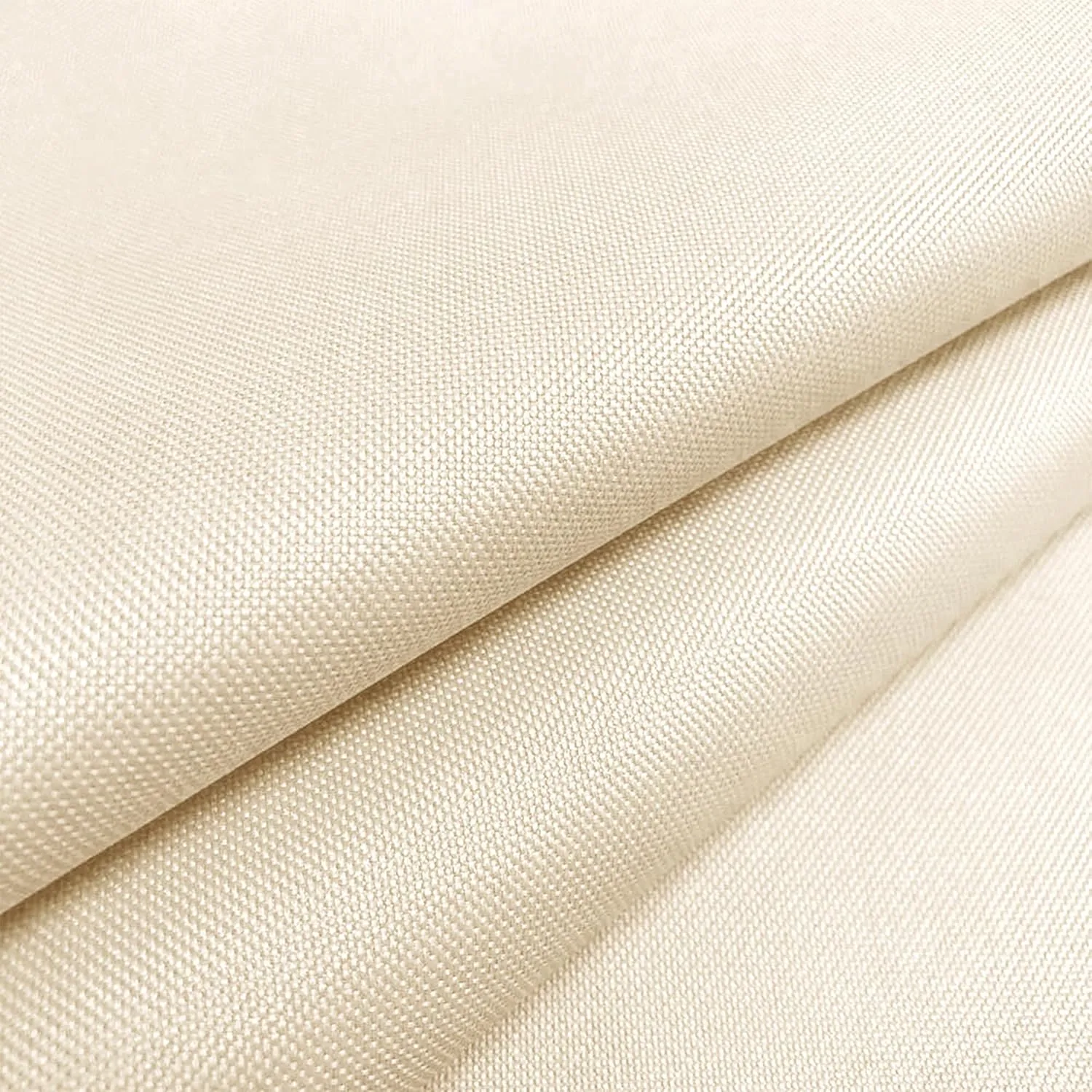 Waterproof Canvas Fabric by The Yard 58" W 600D Upholstery Polyester Material Indoor Outdoor Water Resistant Fabric for Chair Cushion Furniture Cover Sewing DIY Cloth, 2 Yards Pale Yellow
