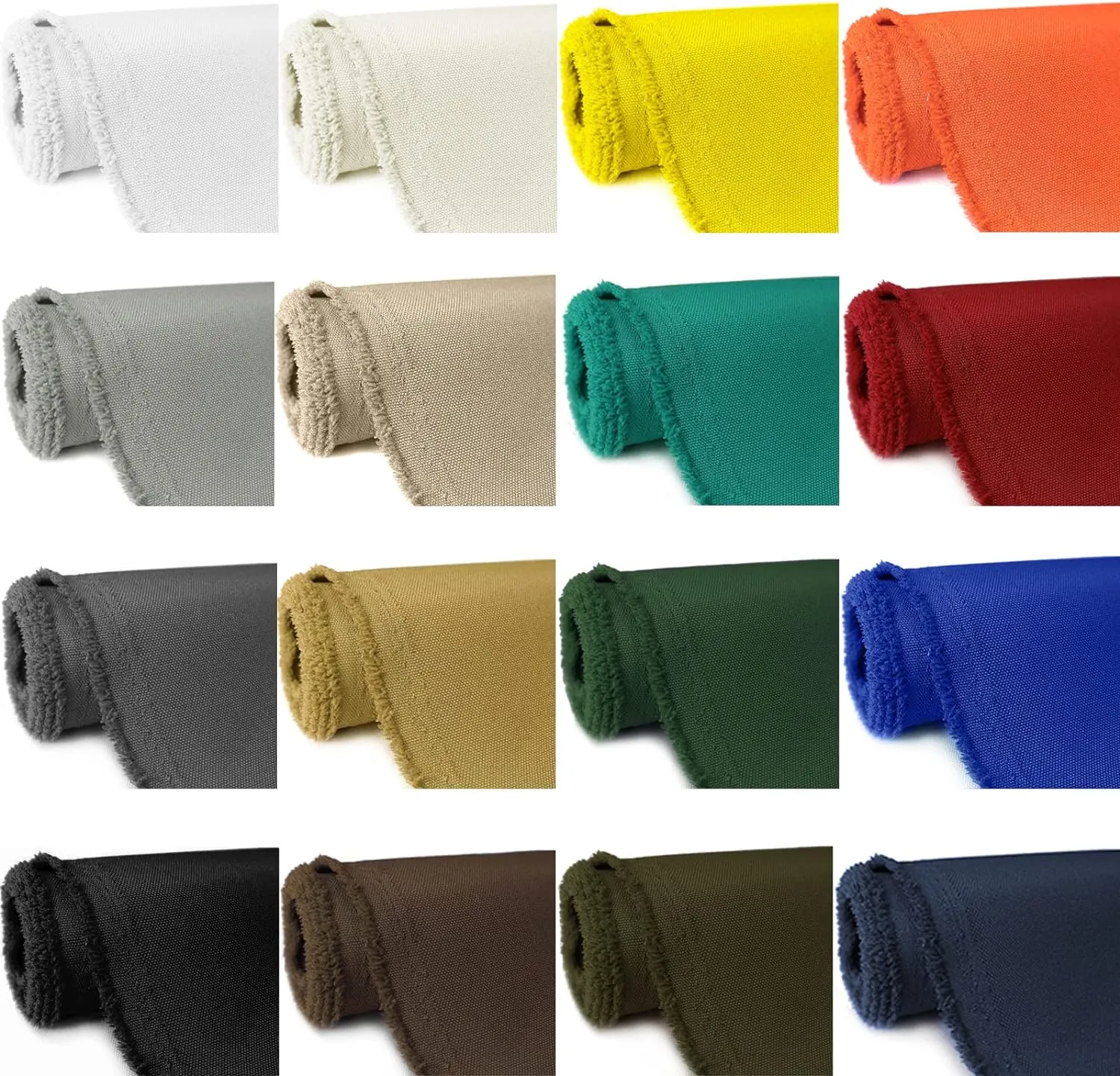 Waterproof Canvas Fabric by The Yard 58" W 600D Upholstery Polyester Material Indoor Outdoor Water Resistant Fabric for Chair Cushion Furniture Cover Sewing DIY Cloth, 2 Yards Pale Yellow