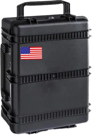 Waterproof Hard Case on Wheels with Foam 32.05" Inch x 23.09" Inch x 15.28" Inch for Travel, Camera, Tool, Hunting, Military, Tactical and Much More