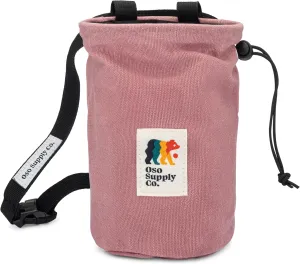 Waxed Canvas Chalk Bag for Rock Climbing, Bouldering Chalk Bucket with Belt, Waterproof, Zippered Pocket - Perfect Rock Climbing Gear, Equipment for Indoor/Outdoors