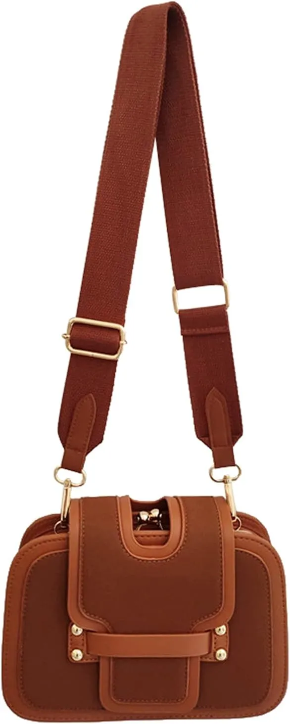 Wide Purse Strap Adjustable Canvas Replacement Crossbody Handbag Shoulder Bag Strap