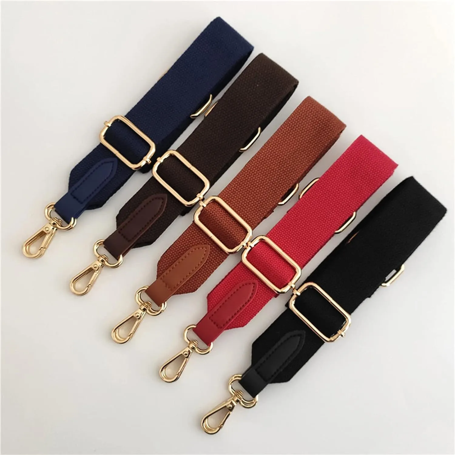 Wide Purse Strap Adjustable Canvas Replacement Crossbody Handbag Shoulder Bag Strap
