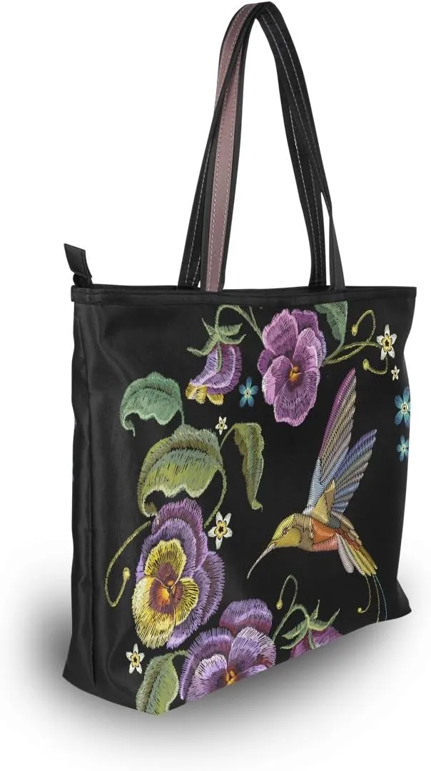 WIHVE Women's Large Satchel Handbag Tote Bags Purses Work Bag Ladies Zippered Weekend Shopping Bag