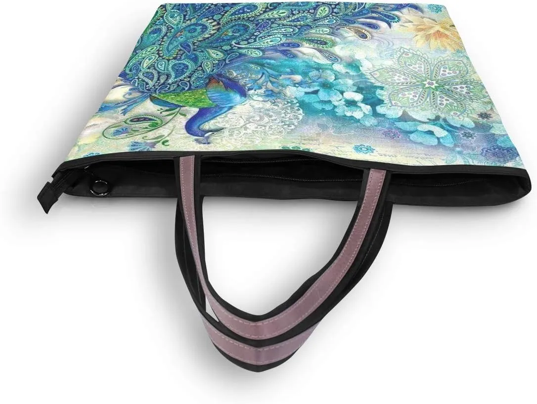 WIHVE Women's Large Satchel Handbag Tote Bags Purses Work Bag Ladies Zippered Weekend Shopping Bag