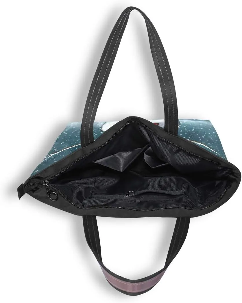 WIHVE Women's Large Satchel Handbag Tote Bags Purses Work Bag Ladies Zippered Weekend Shopping Bag