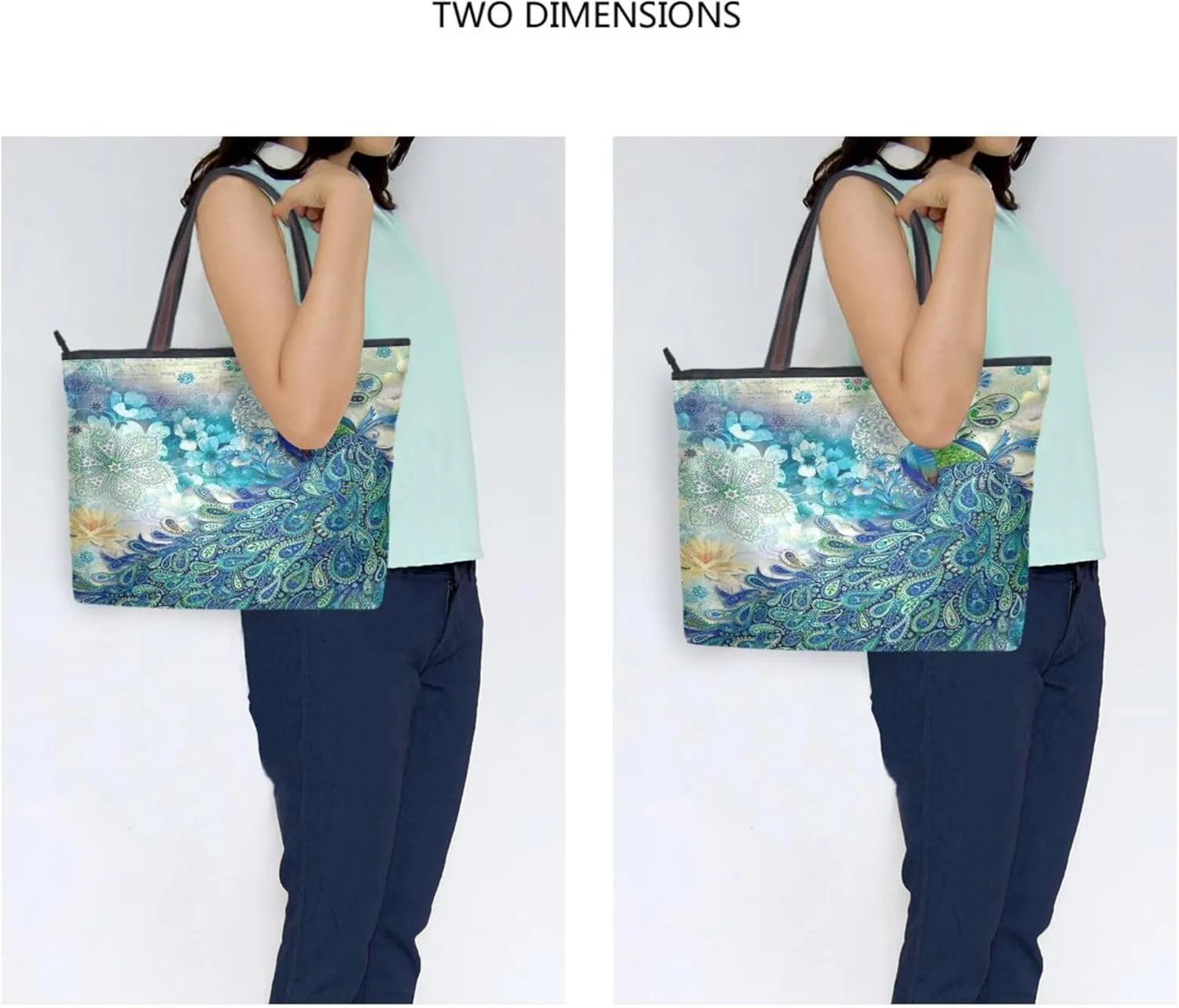 WIHVE Women's Large Satchel Handbag Tote Bags Purses Work Bag Ladies Zippered Weekend Shopping Bag