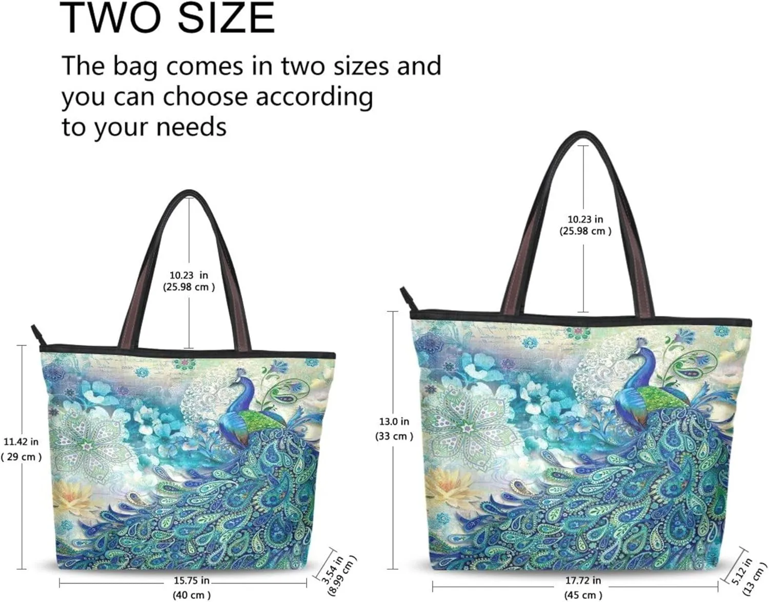 WIHVE Women's Large Satchel Handbag Tote Bags Purses Work Bag Ladies Zippered Weekend Shopping Bag