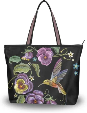 WIHVE Women's Large Satchel Handbag Tote Bags Purses Work Bag Ladies Zippered Weekend Shopping Bag