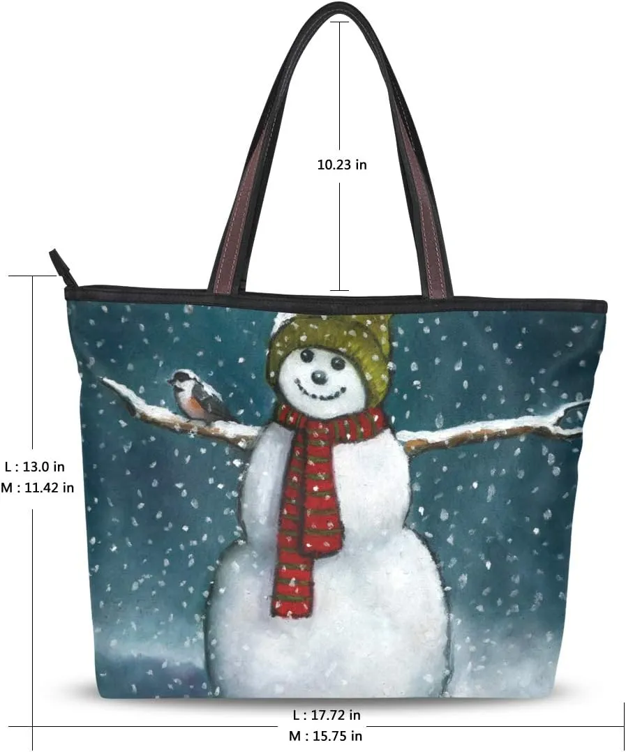 WIHVE Women's Large Satchel Handbag Tote Bags Purses Work Bag Ladies Zippered Weekend Shopping Bag