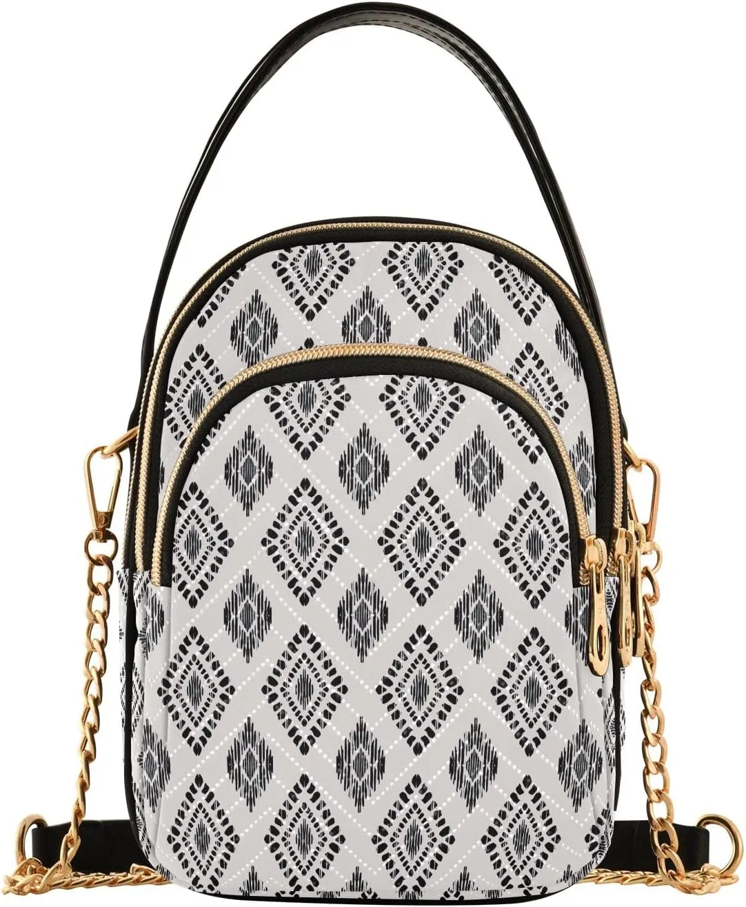 Wild Leopards Quilted Crossbody Bag Casual Crossbody Bags for Women