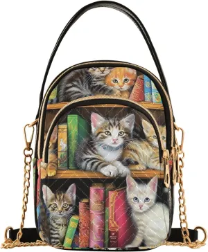 Wild Leopards Quilted Crossbody Bag Casual Crossbody Bags for Women