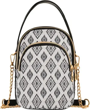 Wild Leopards Quilted Crossbody Bag Casual Crossbody Bags for Women