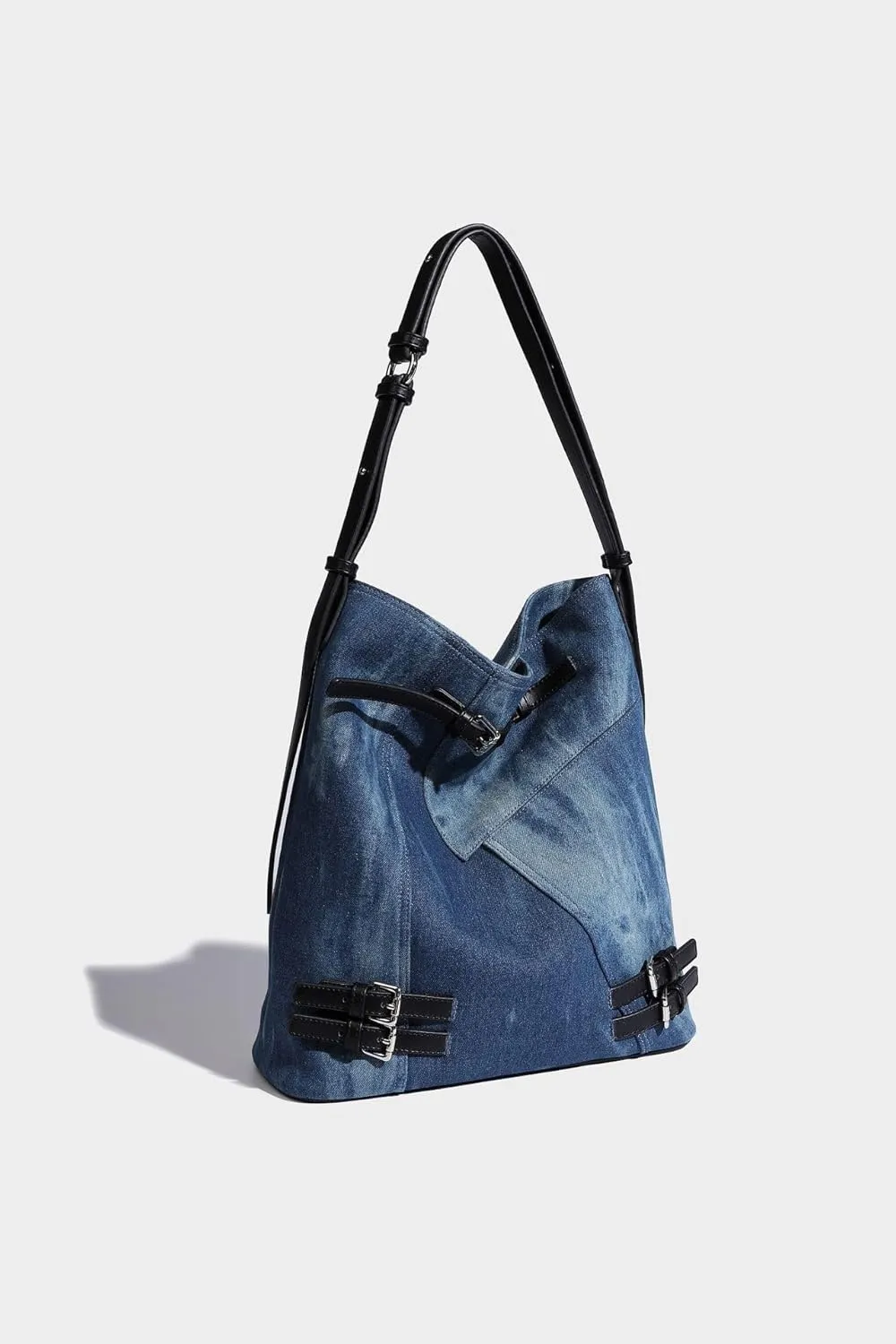 Women Denim Tote Bag Jean Shoulder Bag Designer Large Tote Bags For Women Denim Hobo Bags
