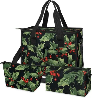 Women Fashion Tote Bag Wallet Shoulder Bags Set 3PCS Top Handle Satchel Purse Large Zippered Handbag Daily Use