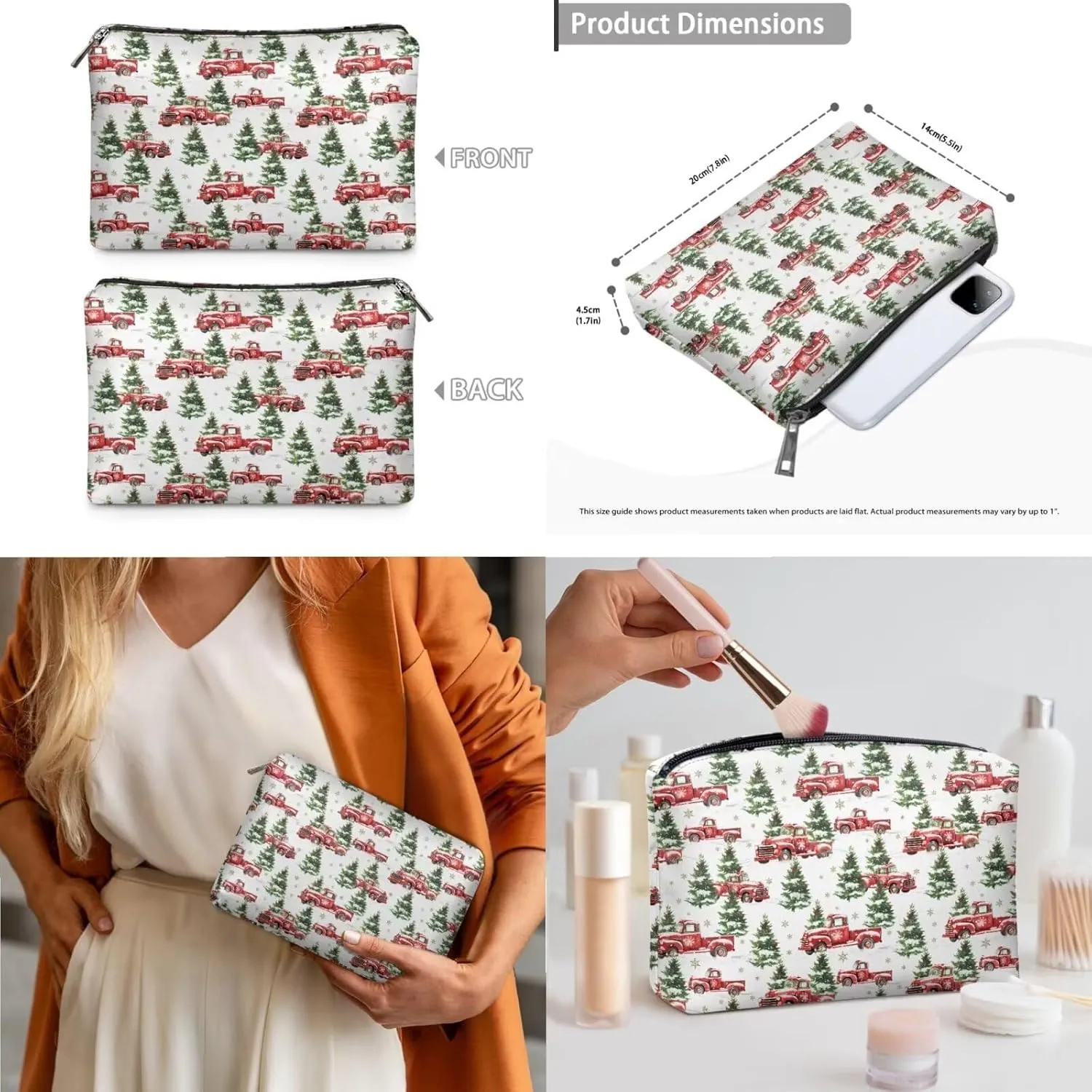 Women Handbags Purses Large Top Handle Bags/PU Leather Long Wallets/Small Make Up Pouch