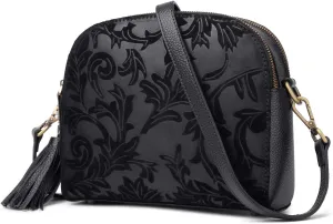 Women Leather Crossbody Shoulder Bag Metal Zipper Tassel Accessories Messenger Wallet