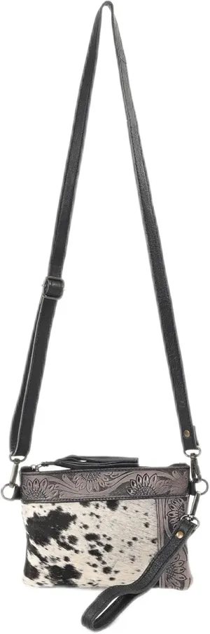 Women Natural Cowhide Leather Hand Bag With Adjustable Detachable Strap Leather Massenger Handbag Purse Sling Bag