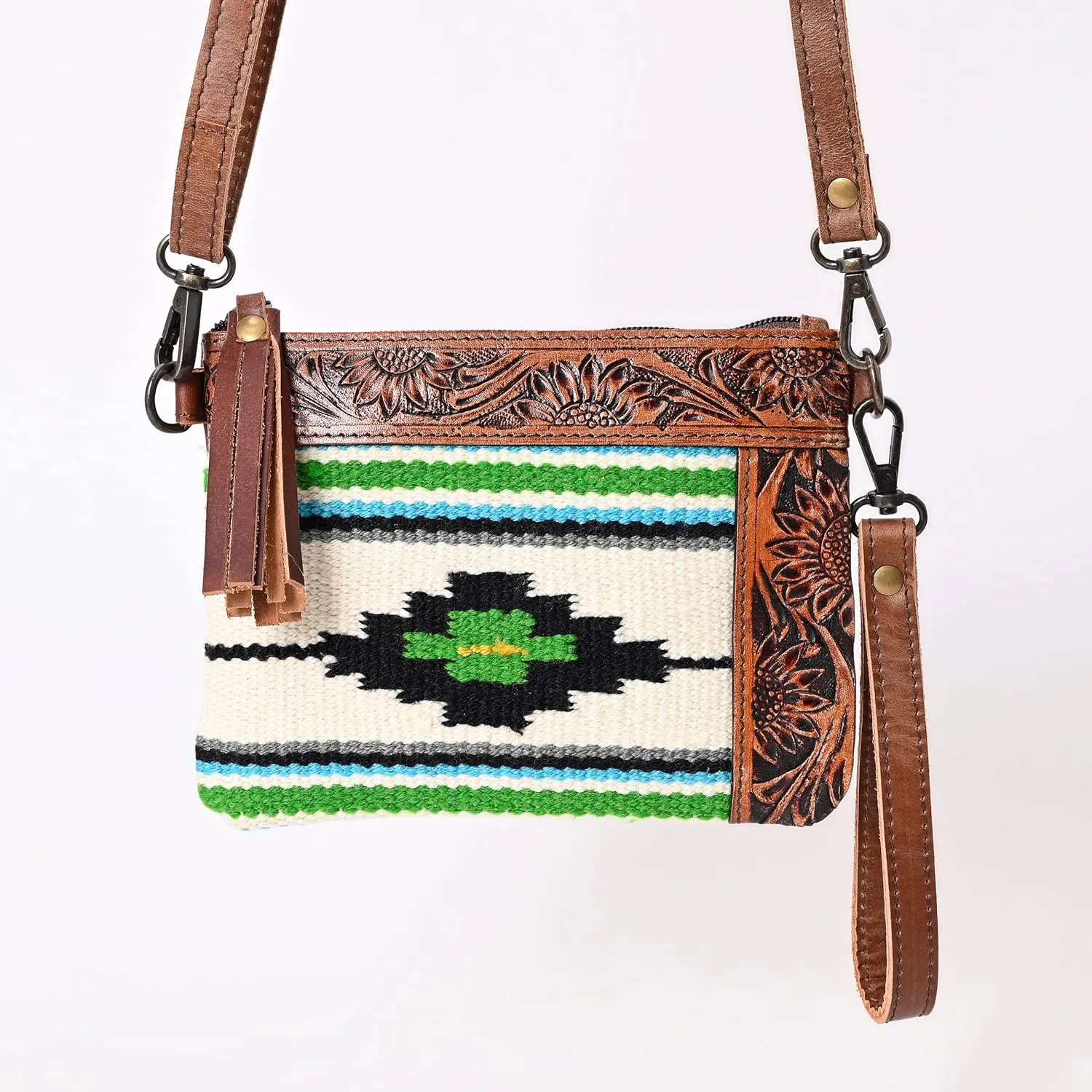 Women Natural Cowhide Leather Hand Bag With Adjustable Detachable Strap Leather Massenger Handbag Purse Sling Bag