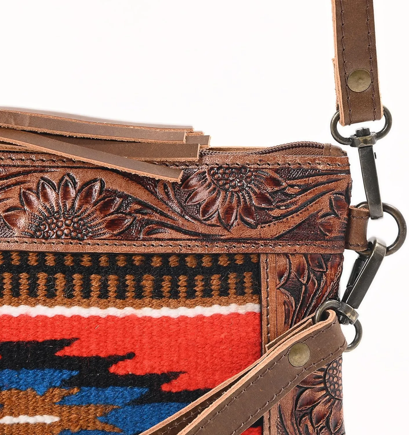 Women Natural Cowhide Leather Hand Bag With Adjustable Detachable Strap Leather Massenger Handbag Purse Sling Bag