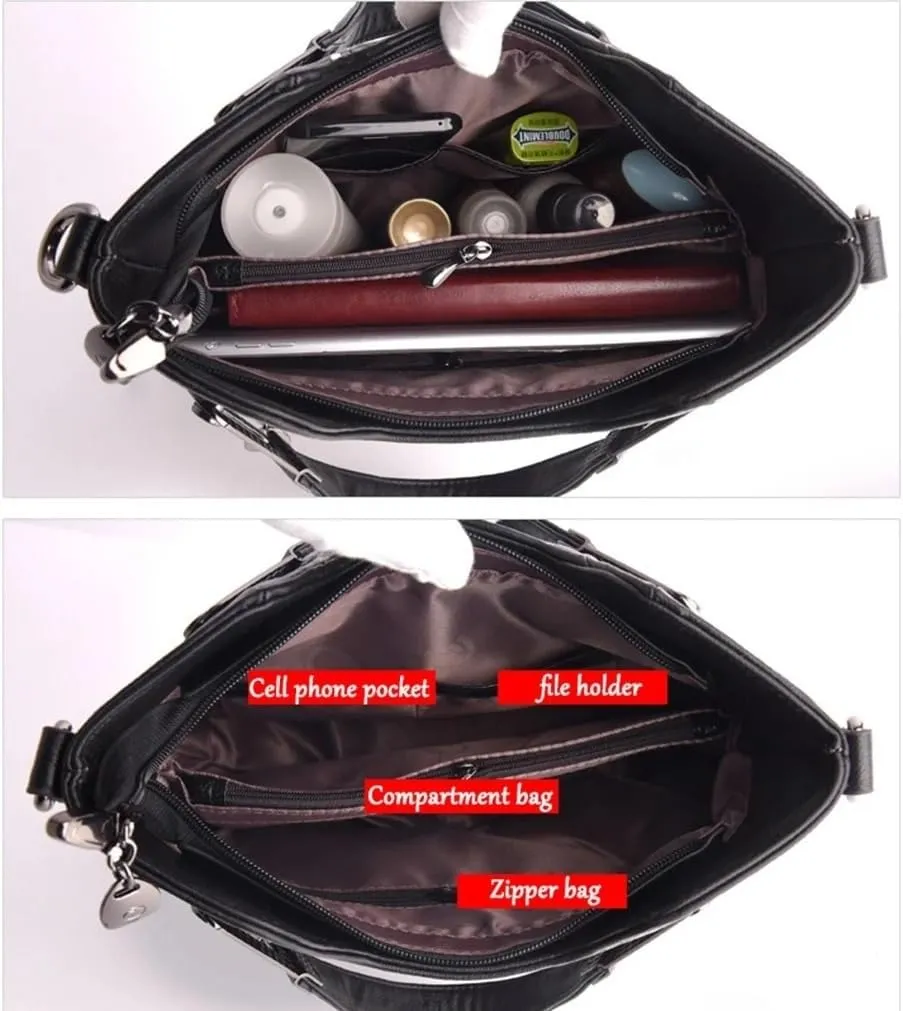Women Shoulder Bags, Women Leather Luxury Handbags Bags Designer Ladies Crossbody Hand Bags For Women Casual Tote