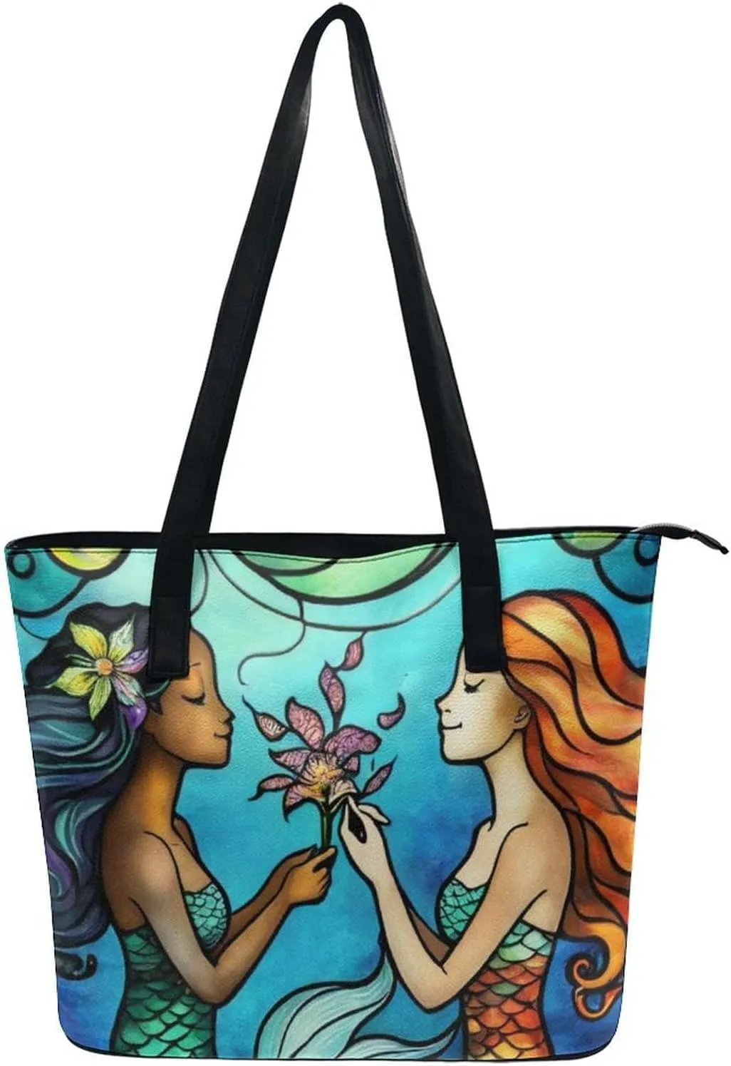 Women Tote Bags Handbags PU Leather Shoulder Casual Handbags
