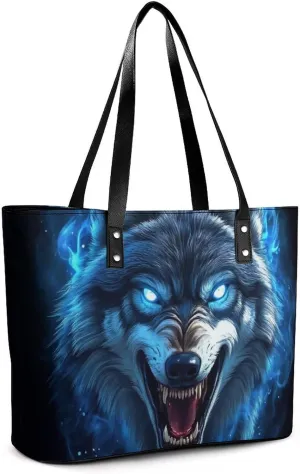 Women Tote Bags Handbags PU Leather Shoulder Casual Handbags