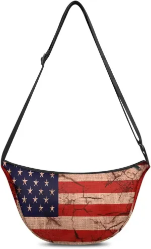 Women Trendy Crossbody Bag Men Lightweight Sling Crescent Purses with Adjustable Strap Fanny Packs Casual Handbag