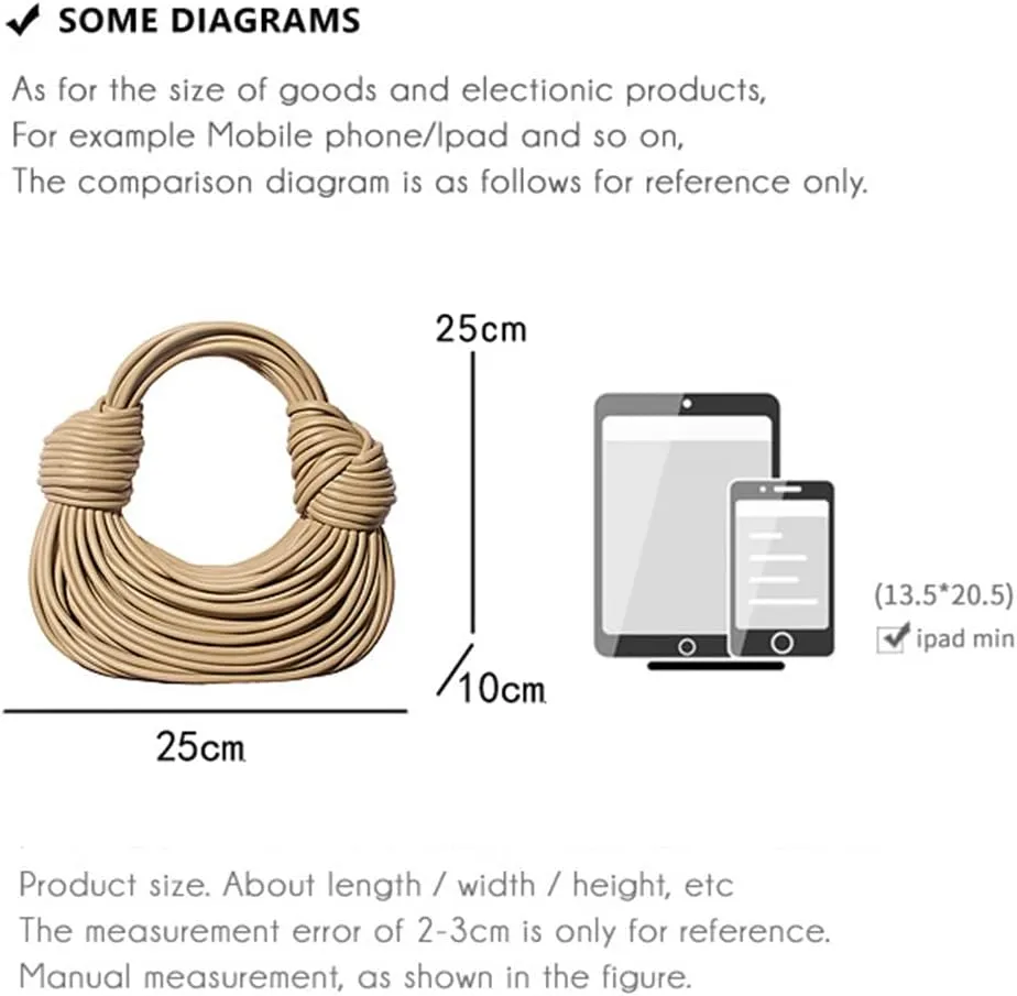 Women Woven Handbag PVC Leather Satchel Creative Noodles Style Fashion Crossbody Bag