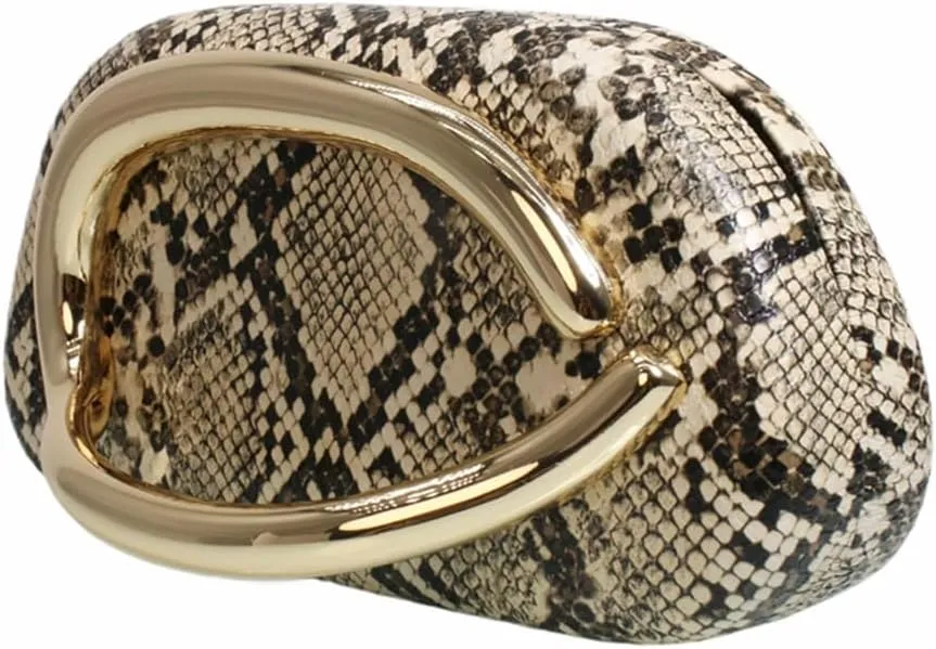 Women Woven PU Leather Clutch Box Metal Handle Evening Bag Trendy Leather Handbag Weave Shoulder Purse for Causal