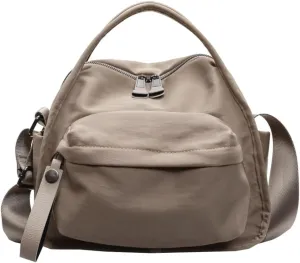 Womens Casual Nylon Tote Purses Large Shoulder Crossbody Purses Lightweight Canvas Handbags for Daily Use