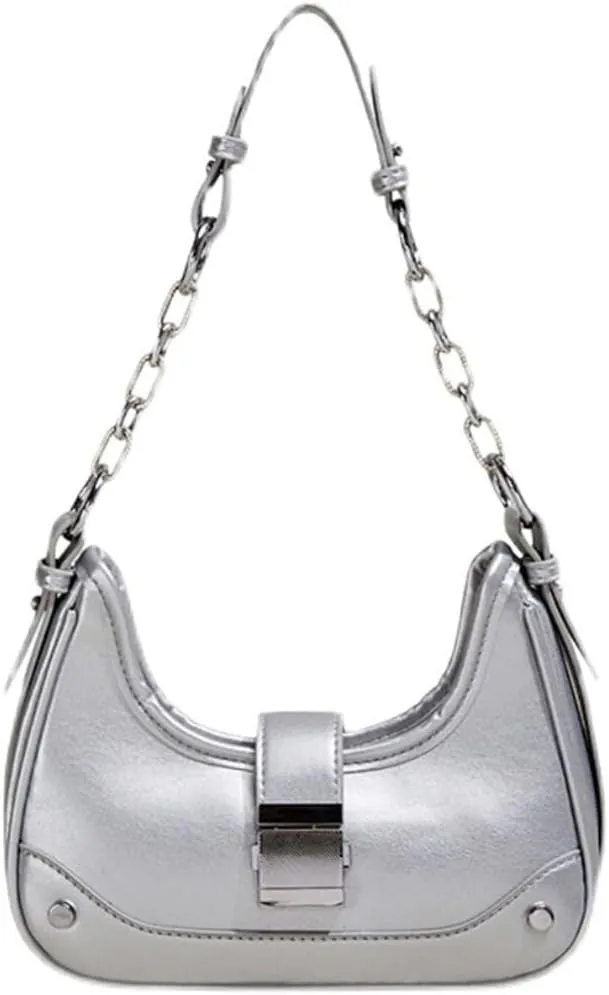 Women's Crossbody Bag Contrast Color Plaid Striped Saddle Shoulder Handbag Underarm Satchel Tote Clutch Purse Hobo Bag