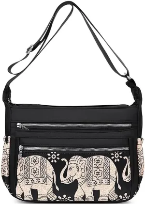 Women's Crossbody Bag Contrast Color Plaid Striped Saddle Shoulder Handbag Underarm Satchel Tote Clutch Purse Hobo Bag