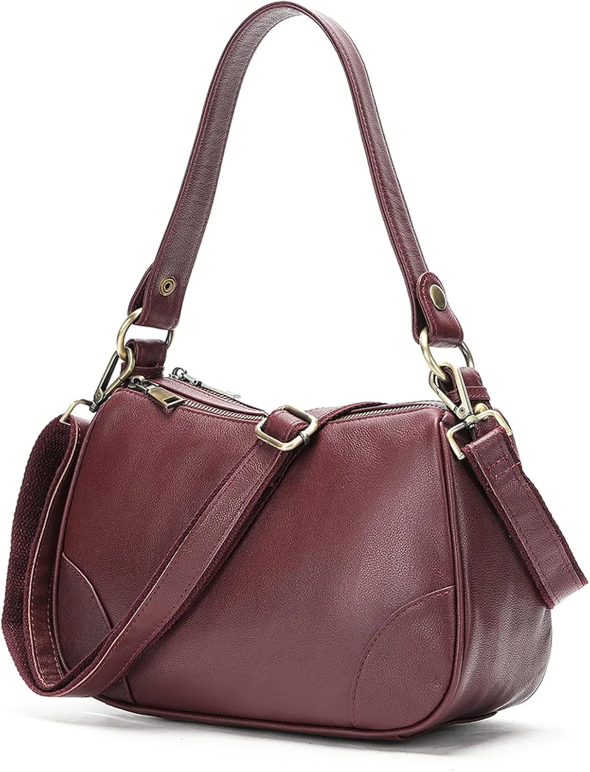 Women's Crossbody Bag Multifunctional Shoulder Bag Fashion Dumpling Bag With 2 Shoulder Straps