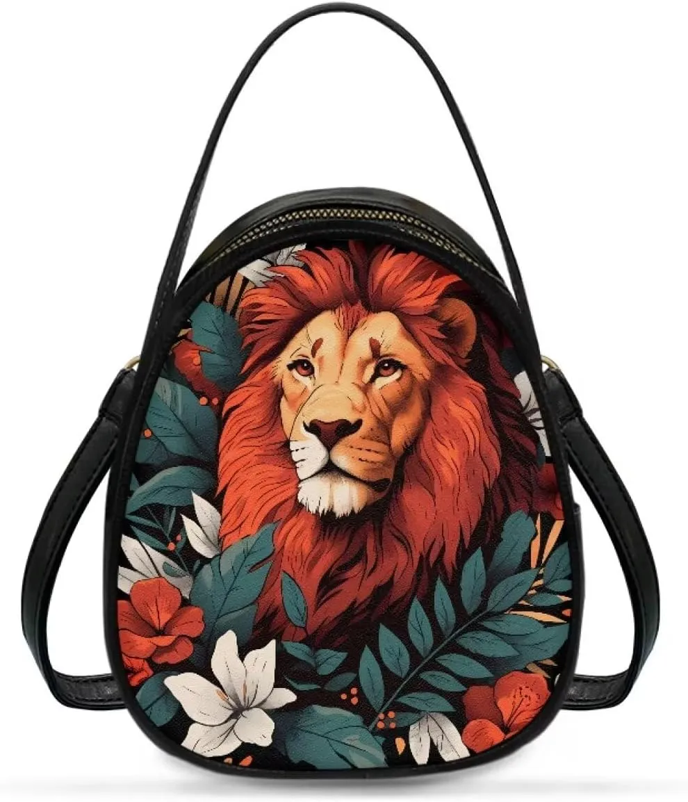 Women's Crossbody Handbags Owls Small Travel Purses Phone Bag, Butterfly Cross Body Bag Zipper Top Handle Purse