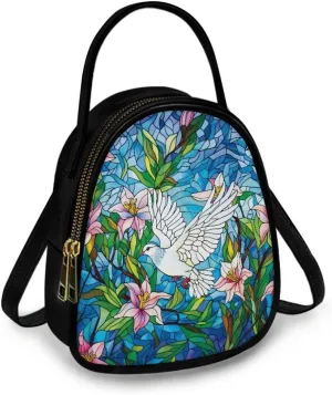 Women's Crossbody Handbags Owls Small Travel Purses Phone Bag, Butterfly Cross Body Bag Zipper Top Handle Purse