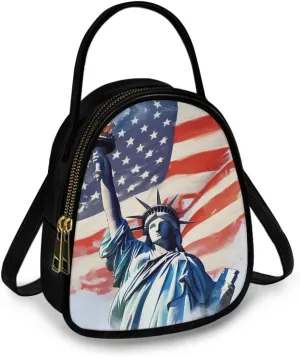 Women's Crossbody Handbags Owls Small Travel Purses Phone Bag, Butterfly Cross Body Bag Zipper Top Handle Purse