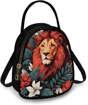 Women's Crossbody Handbags Owls Small Travel Purses Phone Bag, Butterfly Cross Body Bag Zipper Top Handle Purse