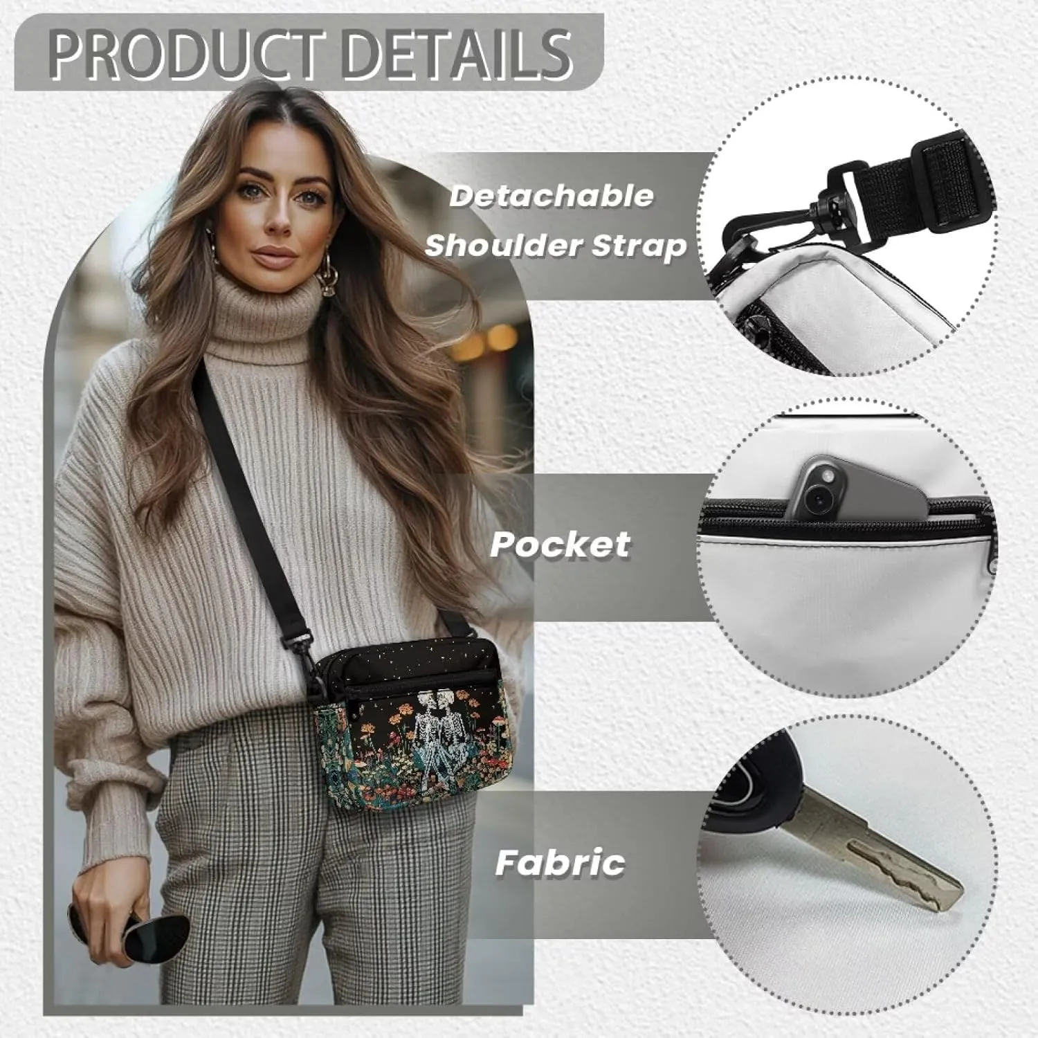 Women's Crossbody Handbags with Adjustable Strap for Daily Use