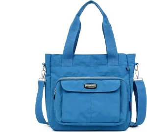 Women's Crossbody Tote Bag with Multiple Pockets, Adjustable Strap