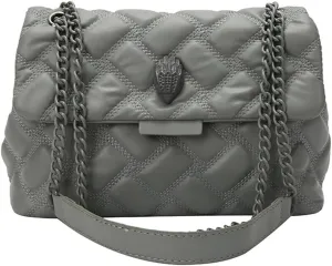 Women's Elegant Quilted Design Cute Shoulder Bag, Fashionable Shoulder Crossbody Chain Women's Bag for Women & Girls