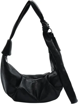 Womens Fashion Shoulder Crossbody Bag Soft Vegan leather Tote Purse Large Dumpling Handbag Top Handle Y2k Satchel