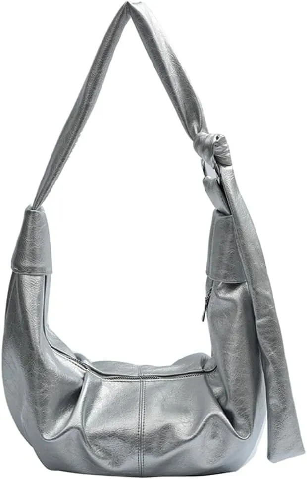 Womens Fashion Shoulder Crossbody Bag Soft Vegan leather Tote Purse Large Dumpling Handbag Top Handle Y2k Satchel