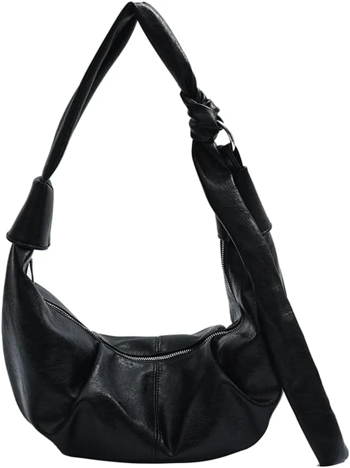 Womens Fashion Shoulder Crossbody Bag Soft Vegan leather Tote Purse Large Dumpling Handbag Top Handle Y2k Satchel