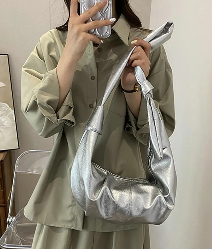 Womens Fashion Shoulder Crossbody Bag Soft Vegan leather Tote Purse Large Dumpling Handbag Top Handle Y2k Satchel