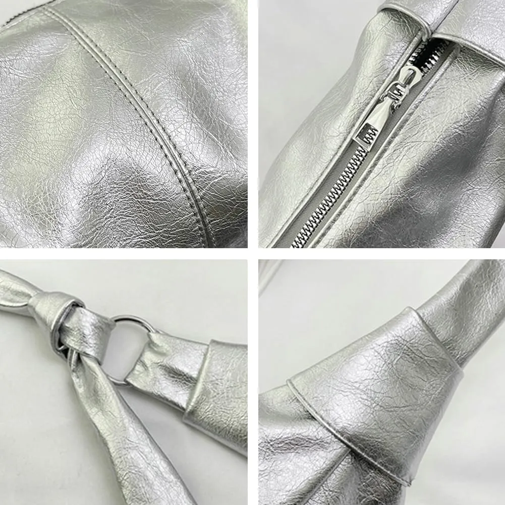 Womens Fashion Shoulder Crossbody Bag Soft Vegan leather Tote Purse Large Dumpling Handbag Top Handle Y2k Satchel