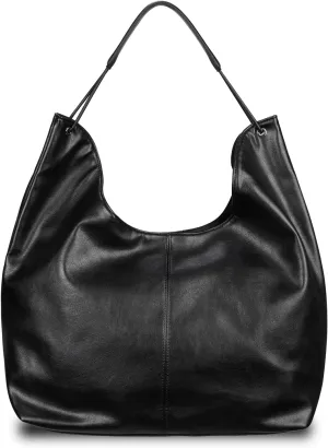 Women's Handbag Trendy PU Leather Hobo Purses Shoulder Crossbody Bag Minimalist
