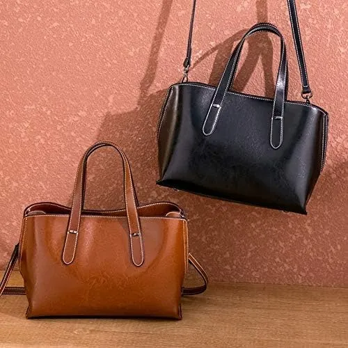 Women's Handbags Handbags, Shoulder Bags, Women's Handbags, Leather Bags, Women's Shoulder Bags, Leather Handbags, Crossbody Bags(Coffee)