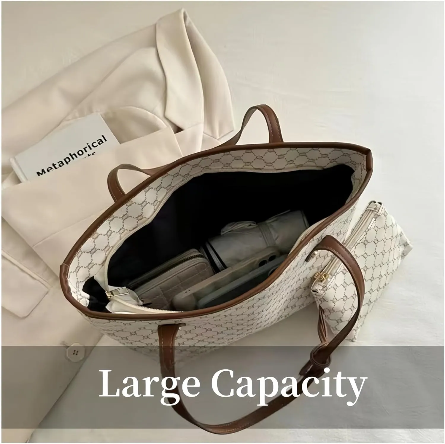 Women's handbags, tote bags, vegetable basket bags, large capacity bucket bags, shopping bags, mommy bags, shoulder bags